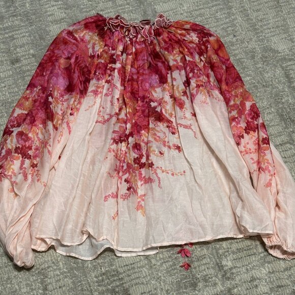 Zimmermann High Tide Billow Blouse top 6 - Picture 5 of 11